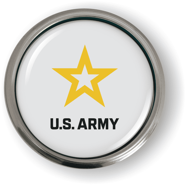 U.S. Army Star Emblem (White)